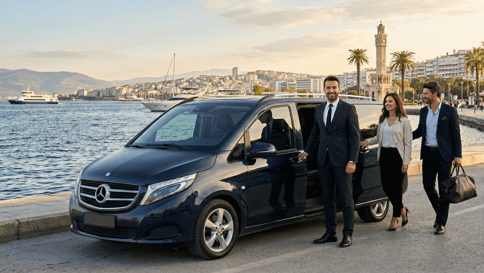 İzmir VIP transfer ve şoförlü lüks araç ile konforlu ulaşım